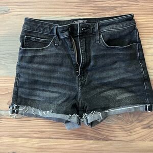 Abercrombie & Fitch Black Jean Shorts